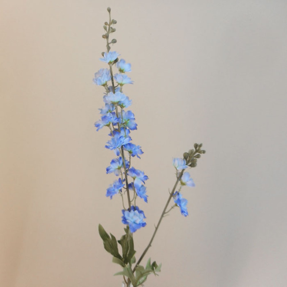 Artificial Meadow Delphiniums Blue 87cm Artificial Flowers